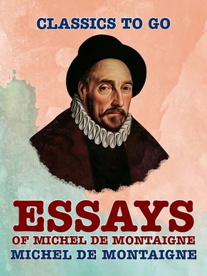 cover image of Essays of Michel de Montaigne